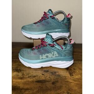 Hoka One One Bondi 6 Women’s Size 8 Blue Comfort Walking Running Shoes Sneakers